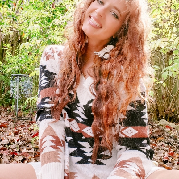 Aztec sweater NWT - Picture 3 of 6
